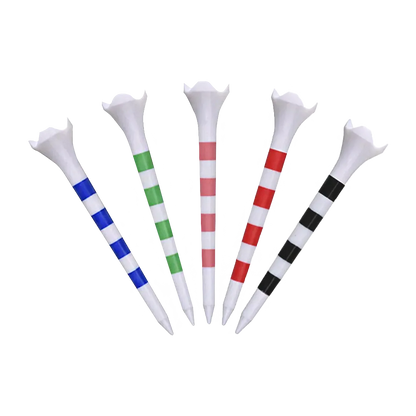 20 PCS 5-PRONG GOLF TEES COLORFUL PACK