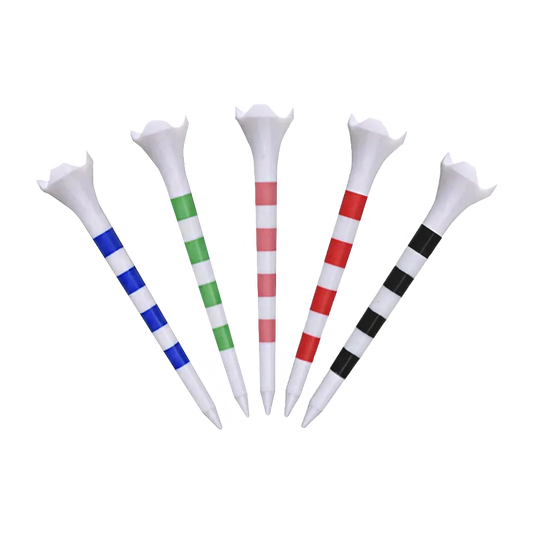 20 PCS 5-PRONG GOLF TEES COLORFUL PACK