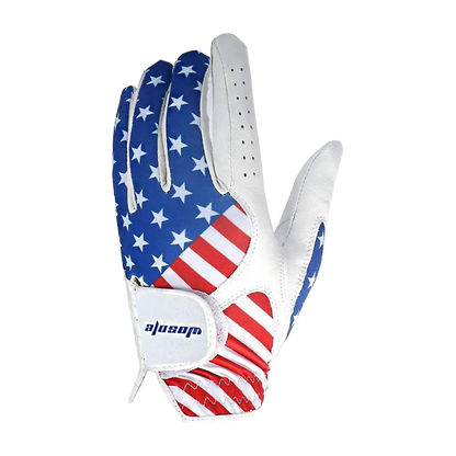 Men's American Flag Patterned Golf Glove