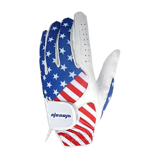 Men's American Flag Patterned Golf Glove