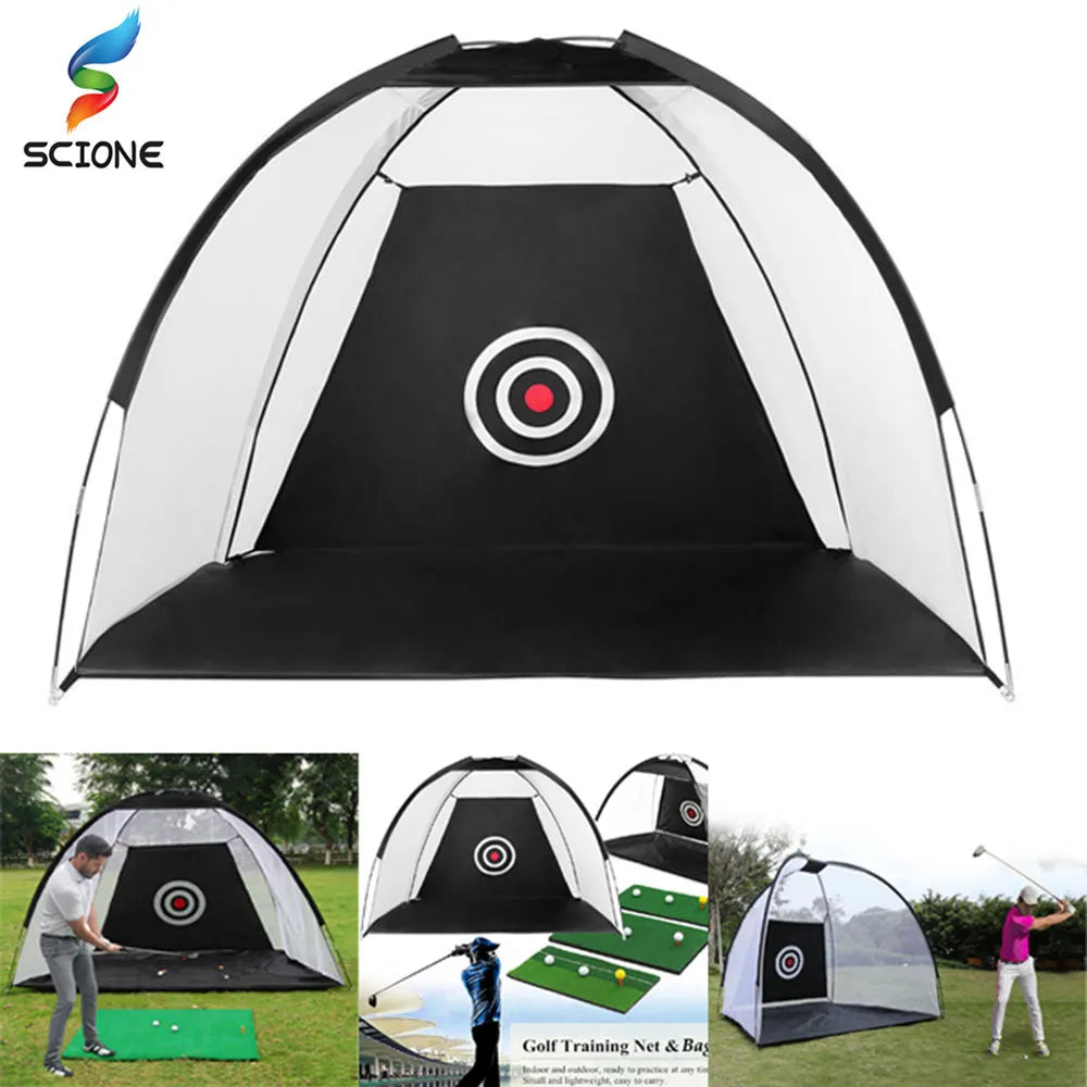 INDOOR/OUTDOOR PRECISION GOLF TRAINING PRACTICE CAGE