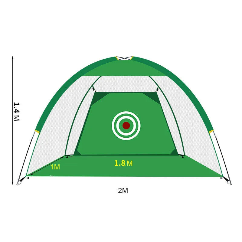 INDOOR/OUTDOOR PRECISION GOLF TRAINING PRACTICE CAGE