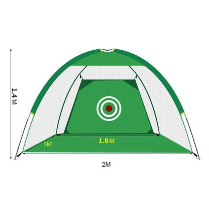 INDOOR/OUTDOOR PRECISION GOLF TRAINING PRACTICE CAGE