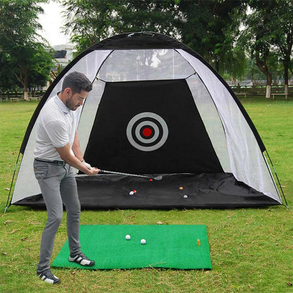 INDOOR/OUTDOOR PRECISION GOLF TRAINING PRACTICE CAGE