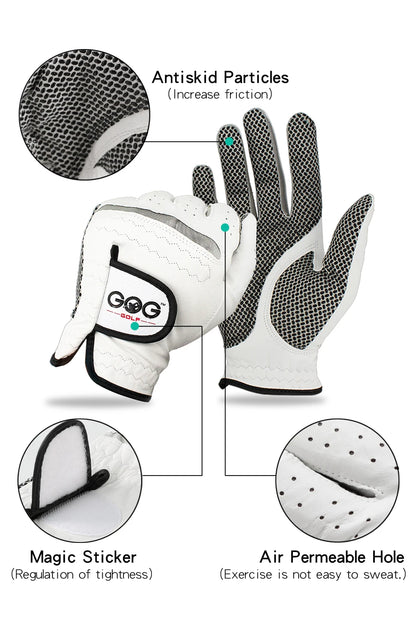 LEATHER GOLF GLOVES 1 PC AND PAIRS