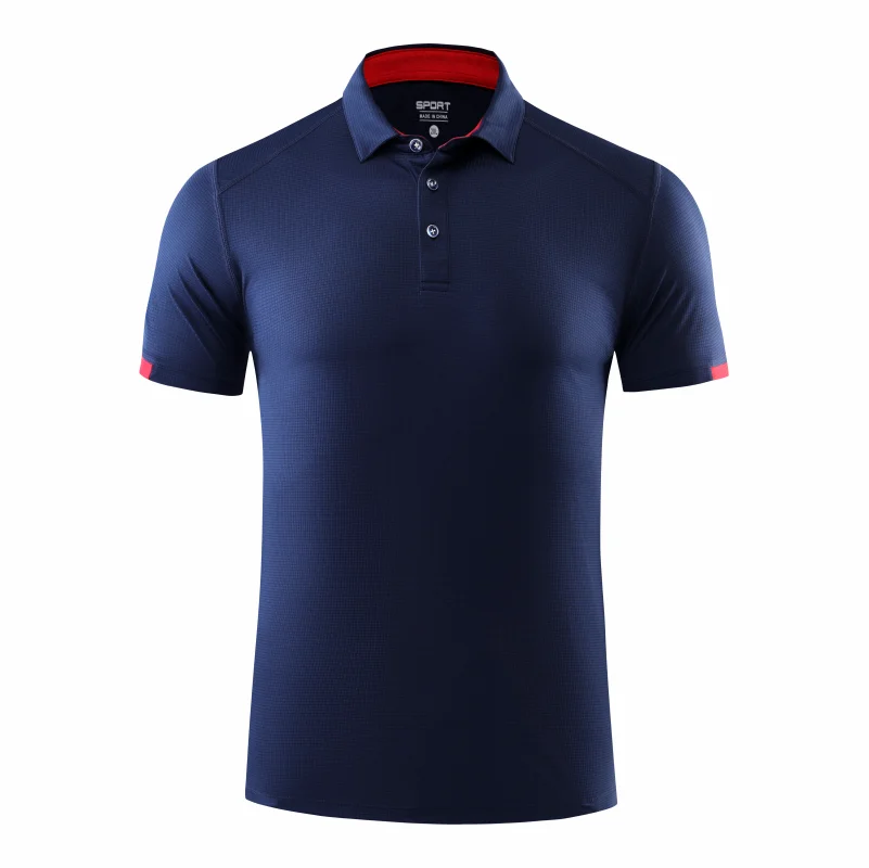 Quick Drying Short Sleeved Polo Shirt Made with Breathable Fabric