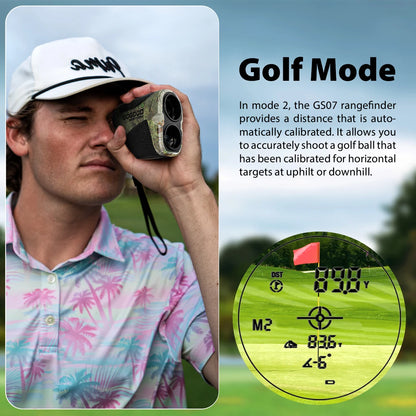 Golf Laser Rangefinder with Slope Compensation