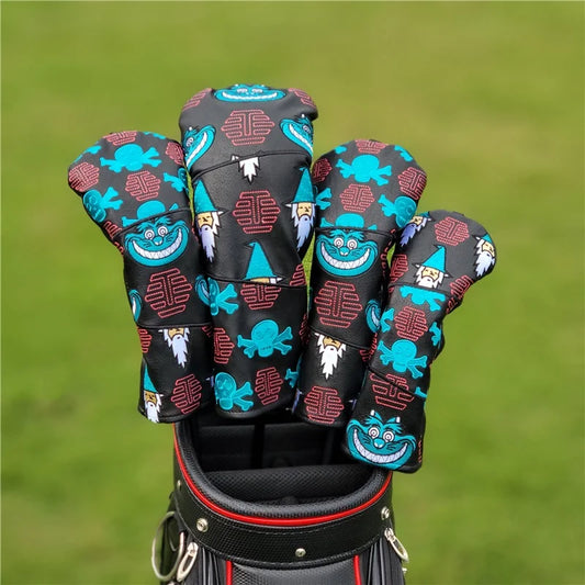 SKULL DESIGNED GOLF CLUB COVERS