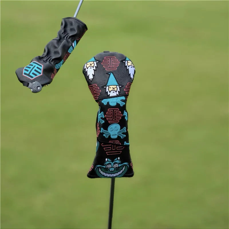 SKULL DESIGNED GOLF CLUB COVERS