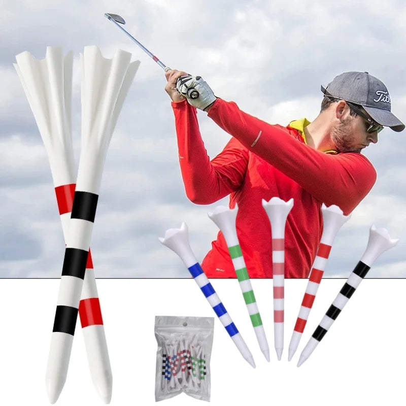 20 PCS 5-PRONG GOLF TEES COLORFUL PACK