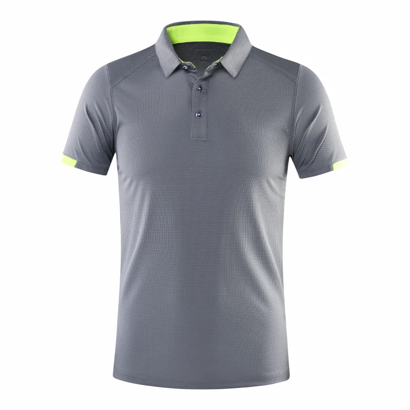 Quick Drying Short Sleeved Polo Shirt Made with Breathable Fabric