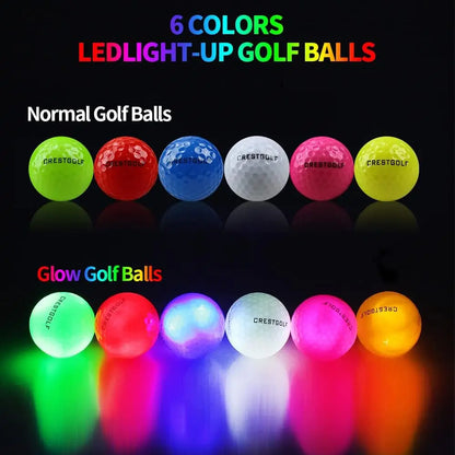 LED MULTI-COLOR GOLF BALLS