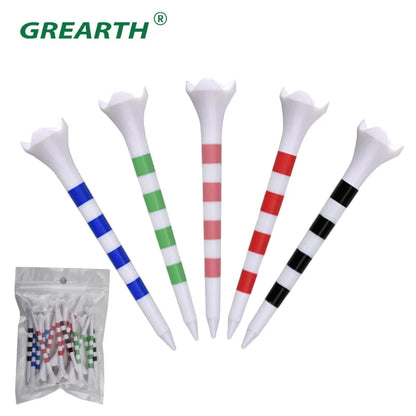 20 PCS 5-PRONG GOLF TEES COLORFUL PACK