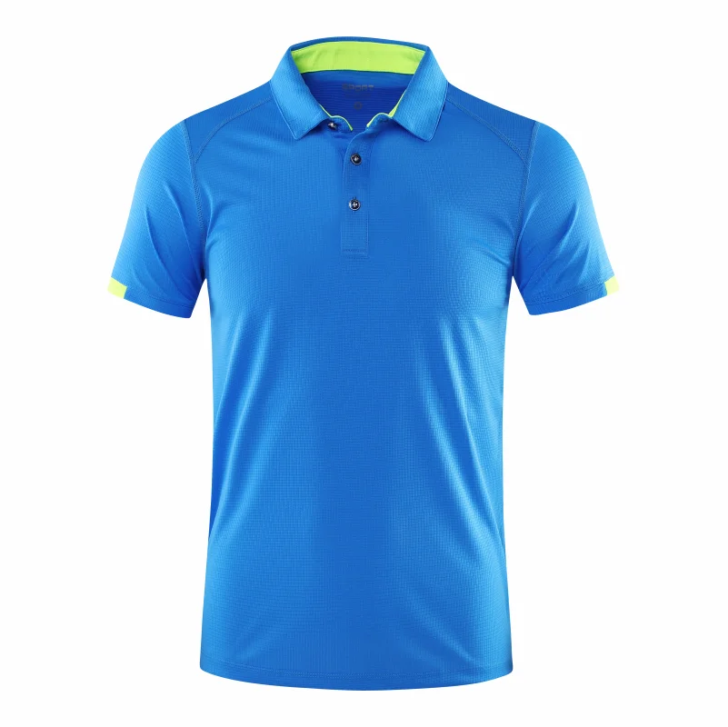 Quick Drying Short Sleeved Polo Shirt Made with Breathable Fabric