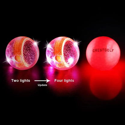 LED MULTI-COLOR GOLF BALLS