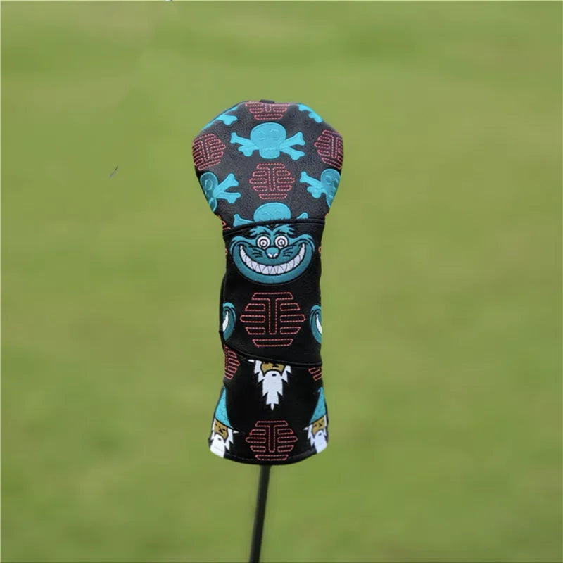 SKULL DESIGNED GOLF CLUB COVERS