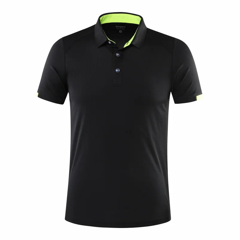 Quick Drying Short Sleeved Polo Shirt Made with Breathable Fabric