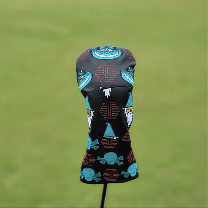 SKULL DESIGNED GOLF CLUB COVERS