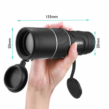 Day/Night Vision HD Optical Monocular Hunting Camping Handheld Telescope: Life Waterproof, Anti-Fog Monocular